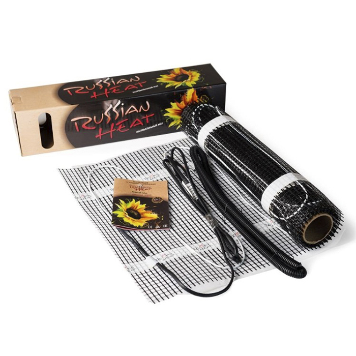 Нагревательный мини-мат двухжильный Russian Heat (5 кв.м.)